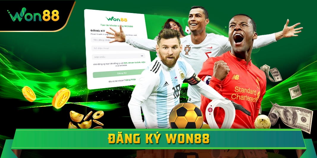 Hướng dẫn đăng ký tài khoản Won88 