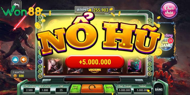 Hướng dẫn cách chơi Nổ Hũ Won88