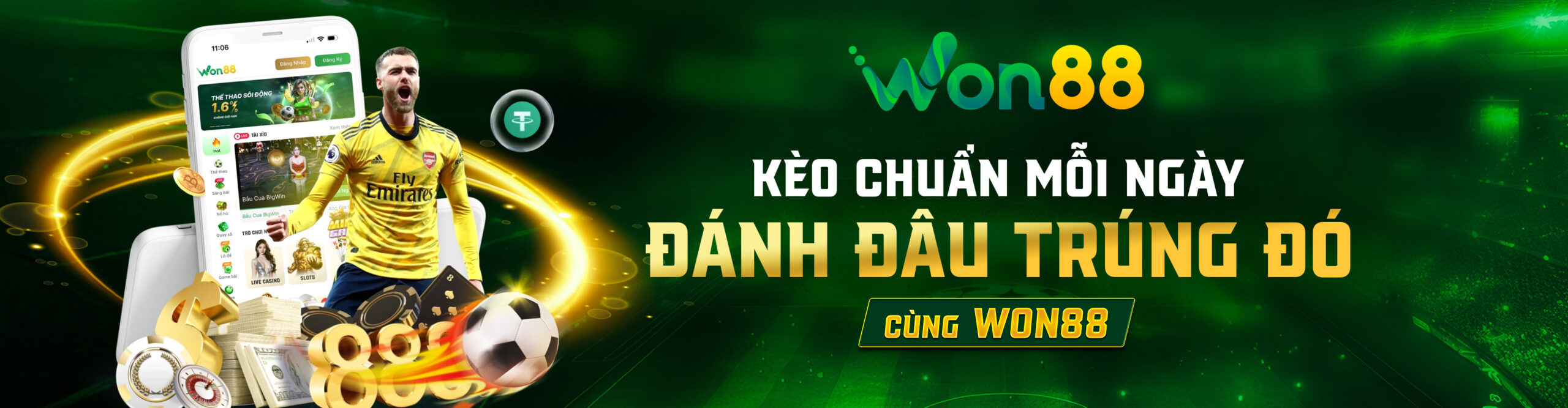 Kèo chuẩn mỗi ngày – Đánh đâu trúng đó cùng Won88