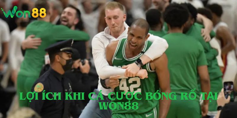Lợi ích khi cá cược bóng rổ tại Won88