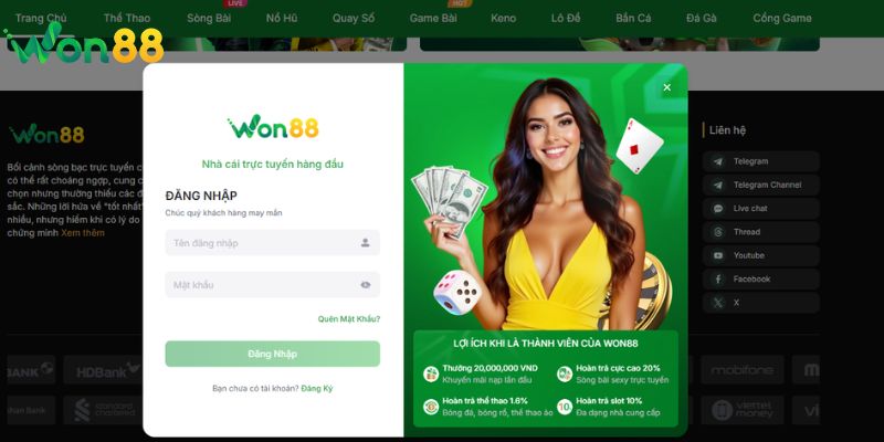 Vì Sao Cần Đăng Nhập Won88